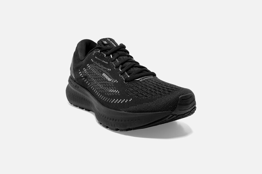 Brooks Glycerin 19 Road Running Shoes Womens Black 548697-KSN